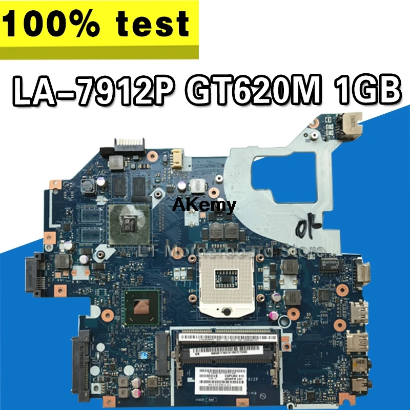 

For Acer aspire V3-571G V3-571G Laptop Motherboard NBY1711001 NB.Y1711.001 Q5WVH LA-7912P HM77 DDR3 GT620M 1GB