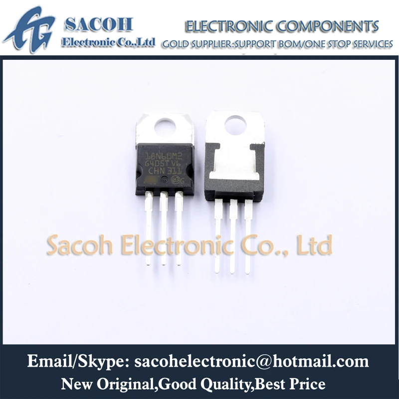 10Pcs/Lot STF18N60M2 OR STP18N60M2 OR STB18N60M2 18N60M2 TO-220F/220/263 13A 600V Power MOSFET