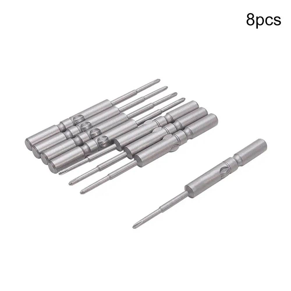 5/6/8 шт. 1.6PH00 2.5PH0 2PH0 6PH1 отвертка Philips Bits S2 перекрестные головы 60 мм Длина 5/6 мм Диаметр Круглый хвостовик магнитные Биты