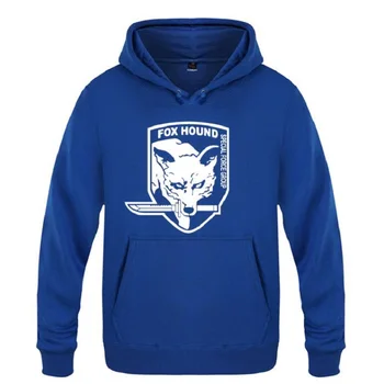 

Mens Hoodie Metal Gear Solid MGS Fox Hound Video Game Hoodies men Fleece Long Sleeve Sweatshirt Pullover Fashion Streetwear Coat