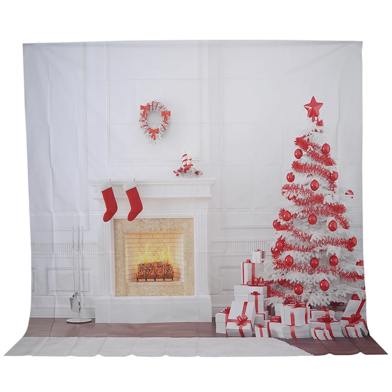

Christmas Vinyl Backdrop Photography Background Photo Studio Props 10x10FT #5