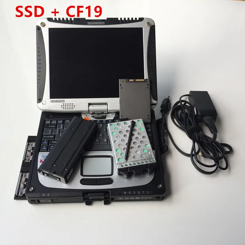 Автомобильный диагностический ноутбук cf19 4 Гб ОЗУ 9300 процессор для дома и работы хорошая производительность и 500 Гб HDD или 480 ГБ ssd WIN7/XP система - Цвет: cf19 and ssd