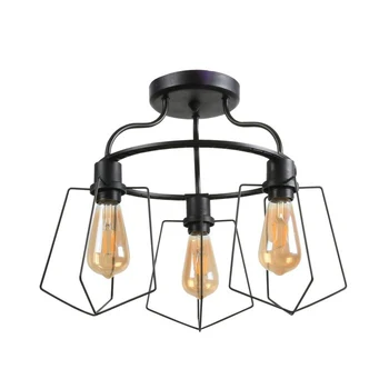 

Chandelier "Compact" 3x40W E27 black 45x45x42 cm 4200454