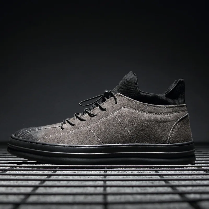 

Winter Fashion Cotton-padded Shoes with Velvet Korean-style Warm MEN'S SHOES Shoes Big Head Work Shoes Model 579-b