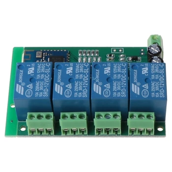 

9-12V 4-way Independent Bluetooth Relay Switch Module With App Remote Control Mobile Phone Spare Parts For Apple For Android