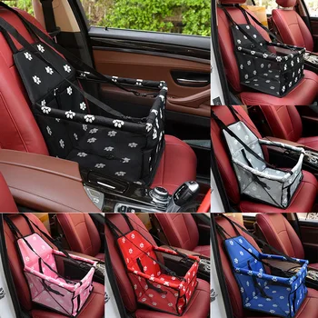 

Soft Oxford Cloth Pet Car Booster Seat Portable Travel Carrier Dog Bags Cage Breathable Folding Travel Bags for Dog Cat Washable