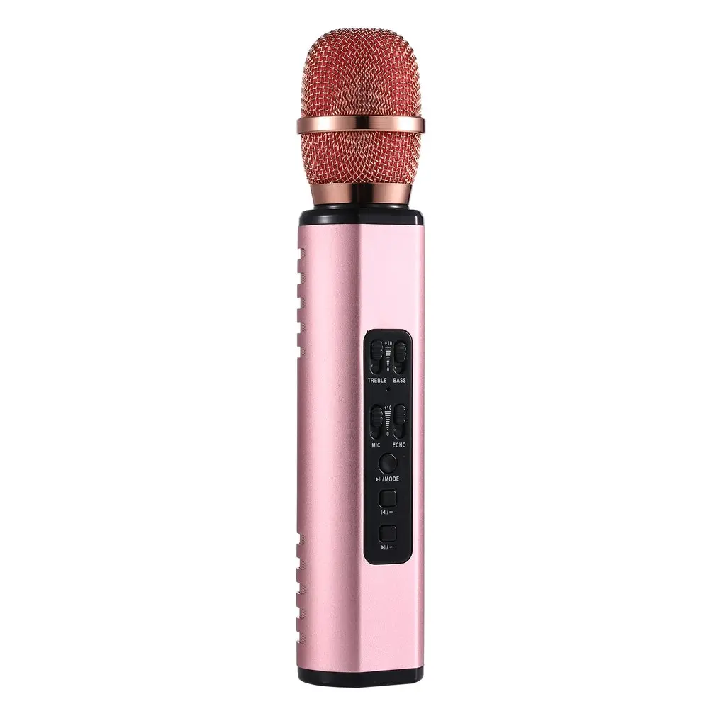 

Mobile phone microphone wireless Bluetooth microphone comes with speaker integrated KTV children's wheat family karaoke K6