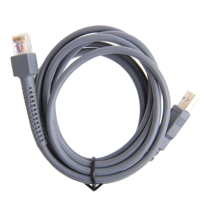 

2M Symbol Barcode Scanner USB Cable LS1203 LS2208 LS4208 LS3008 CBA-U01-S07ZAR