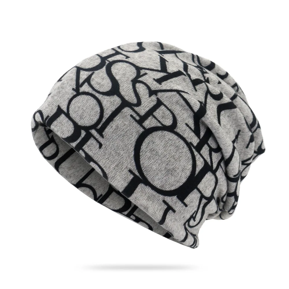 

Cotton Slouchy Beanie Hats for Women and Men,Headshion Skull Cap, Multifunctional Headwear Bike Hard Hat Helmet Liner