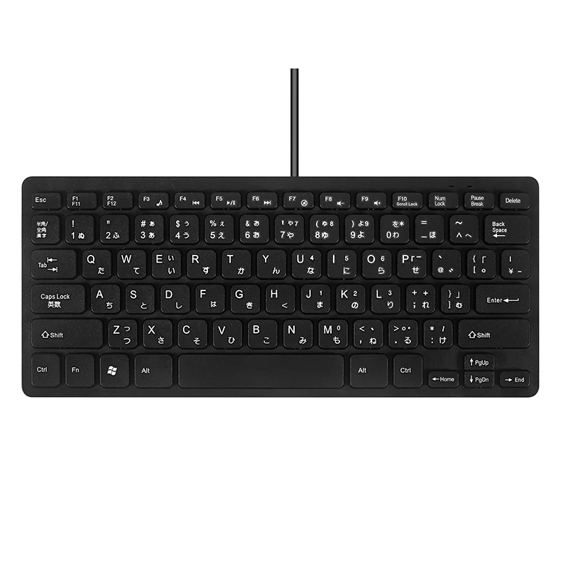 Проводная японская/английская двуязычная клавиатура USB для планшета/Windows