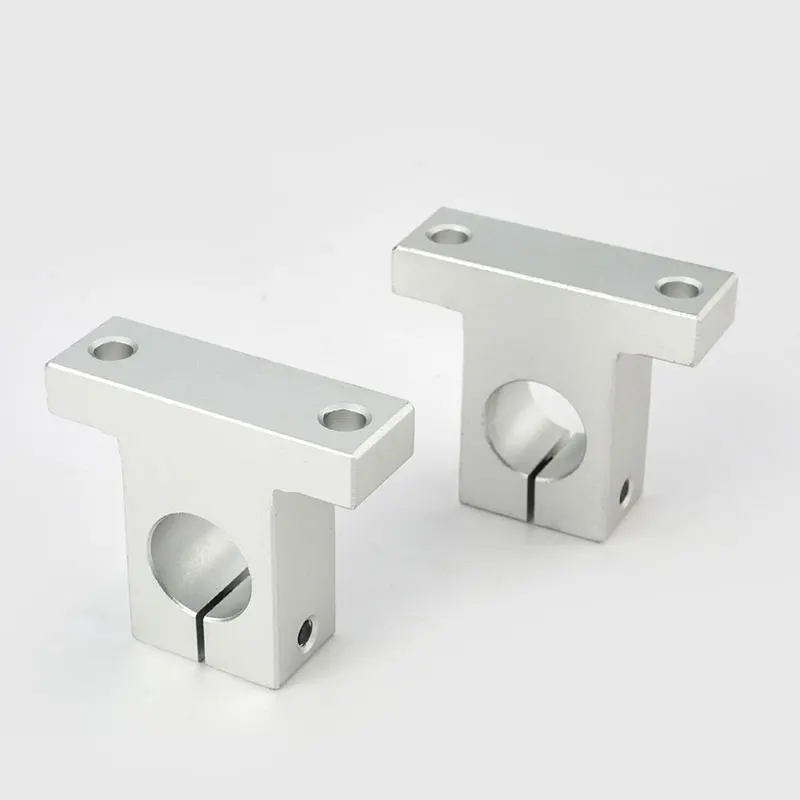4 Supporti SK12 Per Albero 12mm - Guida Di Serraggio In Lega Alluminio, Per Movimento Lineare - Foto 3