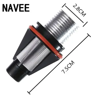 

2 PCS Ultra Bright Angel Eye Halo Ring Marker Foglight Error Free for BMW E39 E53 E60 E61 E63 320lm 6500K L9