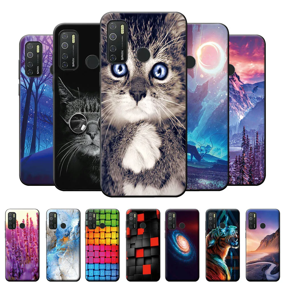 Custodia Per Camon 15 Custodia Camon 15 Air Cool Phone Cover Posteriore Per Tecno Camon 15 Air Custodia Morbida In Silicone Tpu Per Tecno Camon 15 15A