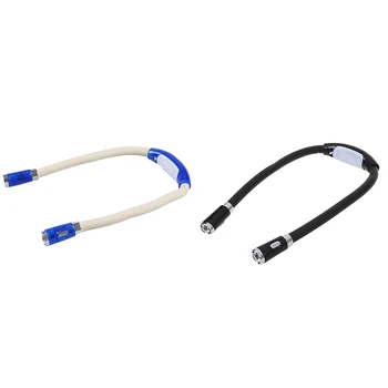 

LED Flex Neck Reading Book Light Huglight (Blue) & LED Flex Neck Reading Book Light Huglight (Black 4 Modes)