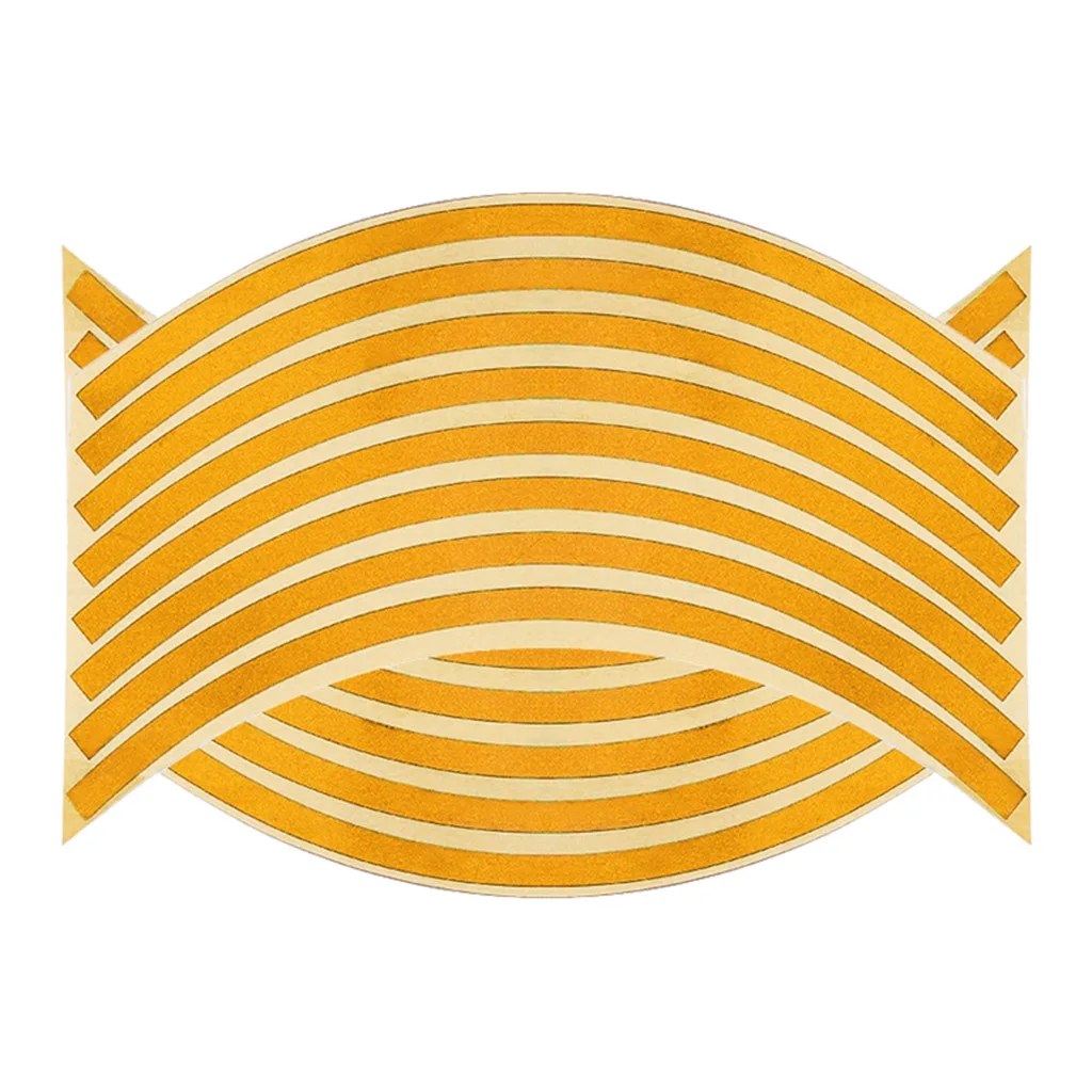 16pcs Reflective Rim Tape Wheel Stripe Decal Trim For Cycling MTB Mountain Rode Bile Bicycle Motorcycle Wheels (14/18inch)
