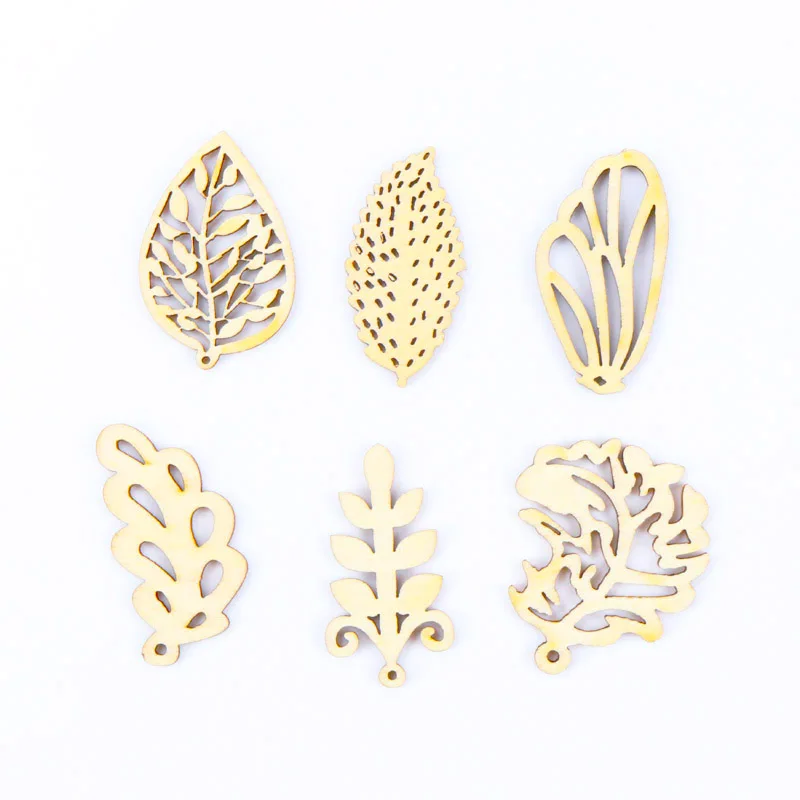 Mixed-Leaves-Pattern-Wooden-Scrapbooking-Art-Collection-Craft-for-Handmade-Accessory-Sewing-Home-DIY-20-40mm (2)