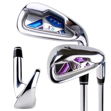 

TTYGJ Iron 7 Practice Golf 7 Club with Steel and Graphite Shaft for Beginner Men's and Women's Training Golf vii Irons Club
