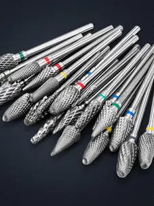 Керамическая Вольфрамовая фреза для ногтей Dmoley, электрические фрезы для маникюра, фрезы, фрезы для ногтей, фотоинструменты