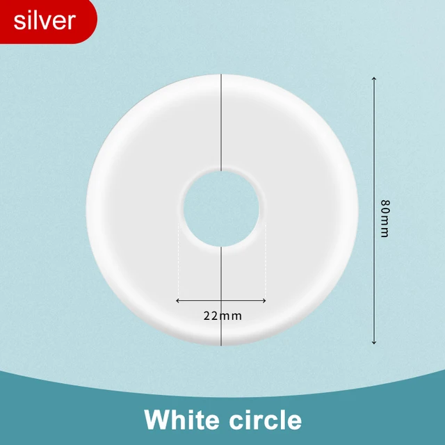 Blank Panel With Outlet Hole Decorative Shielding Cover 86 Type Threaded Socket Fake Switch Plugging Hole Perforated Whiteboard Aperture 22 mm C