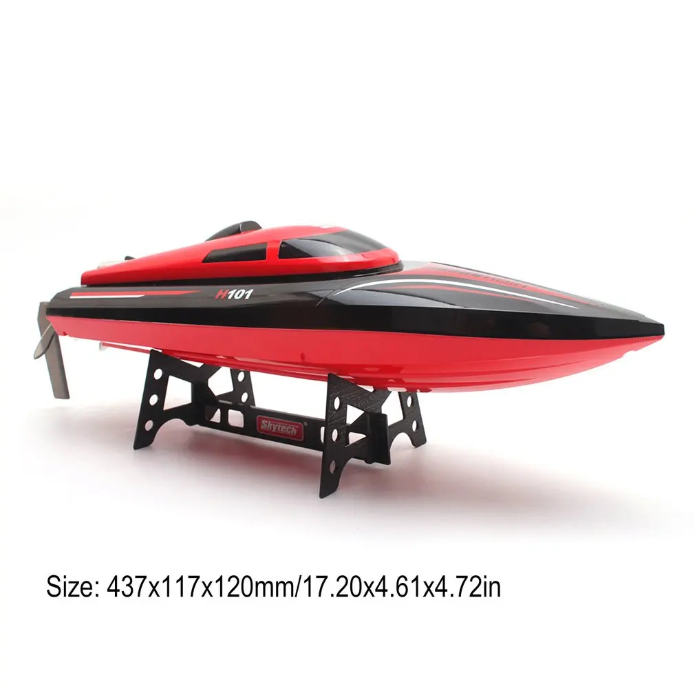 Skytech H101 пульт дистанционного управления, скоростная лодка, автоматическая, правая до 30 км/ч, RC, высокоскоростная гоночная лодка с ЖК-дисплеем, игрушка в подарок для детей
