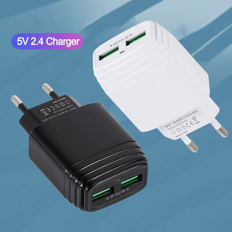 Настенное зарядное устройство USB 5 в 2 4 А для Samsung A10 Lenovo Meizu M10 vivo U3x Umidigi A5 PRO Redmi 7A