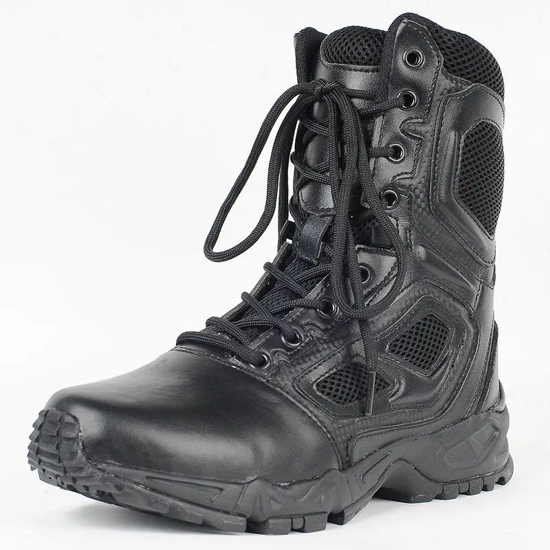 

CQB. Swat Elite Spider Combat Boots Tactical Boots Hiking Boots Genuine Leather Training Boots