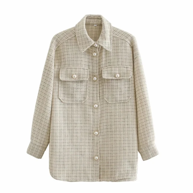 【BB/新品】TWEED CLARISSE PEARL BUTTON TOPS BB/新品】TWEED CLARISSE PEARL BUTTON TOPS Tweed crop top