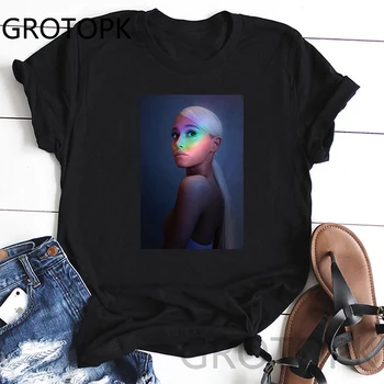 

Ariana Grande Womens T Shirt T Shirt T-Shirt Women Wowoman Summer Fashion Short Sleeve Tee Shirt Femme Clothing