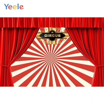 

Yeele Circus Play Performance Baby Bathroom Wallpaper Photography Backdrop Personalized Photographic Background For Photo Studio
