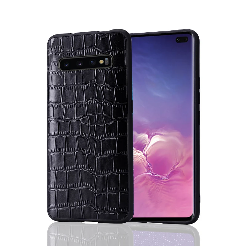 Чехол для телефона для samsung Galaxy A50 S7 S8 S9 S10 Edge Plus крокодиловой кожи Текстура чехол для Note 8, 9, 10, A30 A40 A70 A5 A7 A8