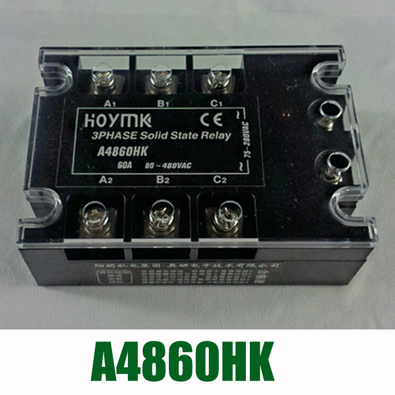 

3 Phase 60A AC Electronic Switch Solid State Relay SSR3 A4860HK