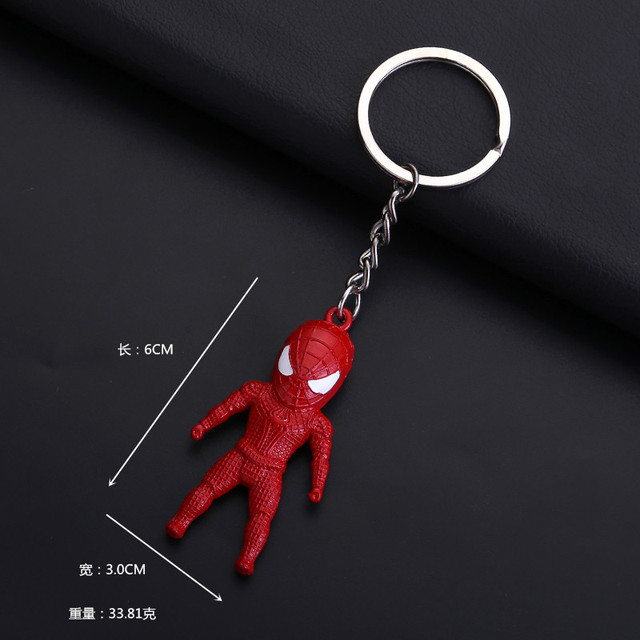 lovers key ring male and female movie superhero role  key chain mobile phone bag pendant gift