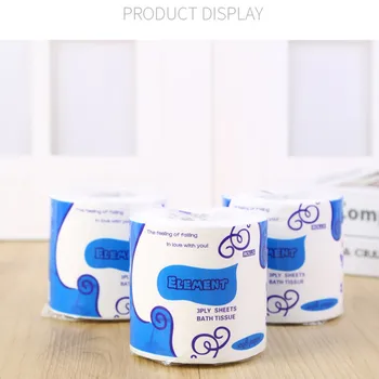 

10 Roll 3 Layers Toilet Tissue Paper Hollow Replacement Roll Paper Print Interesting Toilet Paper For Table Kitchen Household