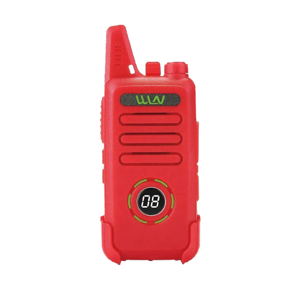 WLN KD-C1 plus UHF 400-470MHz мини портативный fm-приемопередатчик KD-C1plus двухстороннее радио Ham коммуникатор рация со скремблером - Цвет: KD-C1plus-Red