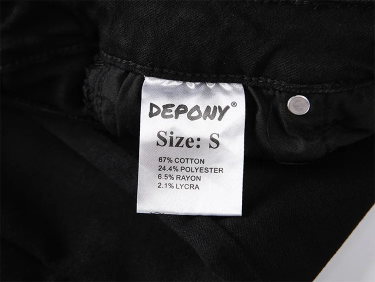 Depony High Waist Pencil Jeans Stretch Lycra Pencil Pants Women Black Denim Skinny Jeans Elastic Slim Pants Plus Size dsquared jeans