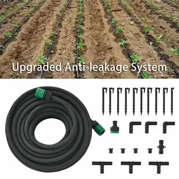

15m Garden Irrigation Hose Expandable Microporous Infiltration Drip Pipe Garden Fertilization Irrigation Buried Pipe