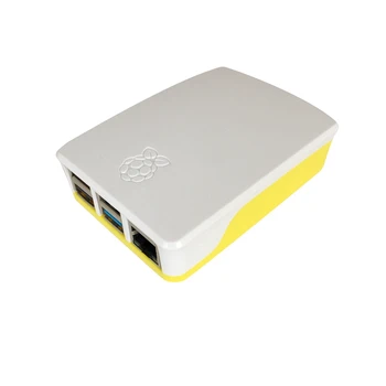 

for Raspberry Pi 4 Model B ABS Case Yellow and White Shell Box Enclosure for Raspberry Pi 4