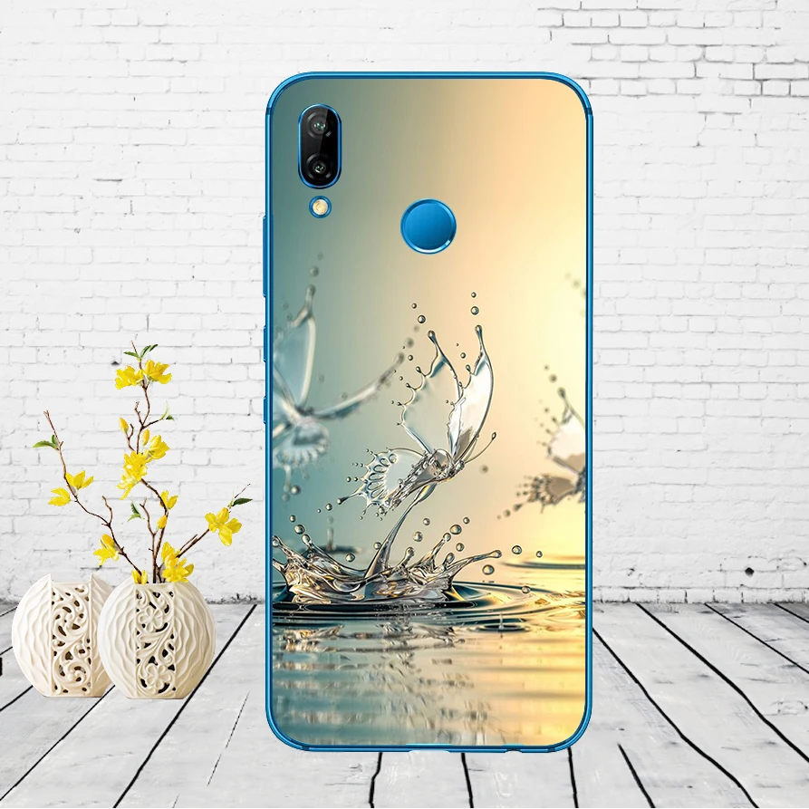 Huawei P20 Lite чехол 5,84 дюйма huawei P20 Lite мягкая резина, термопластичный полиуретан силиконовый чехол для телефона huawei P20 Lite чехол для сумки
