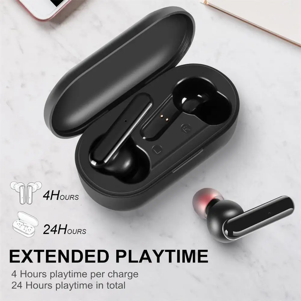 Bluetooth Wireless Stereo Headsets TWS Earphones Earbuds for iPhone 11 Samsung S20 S10 LG G Stylo Motorola E G