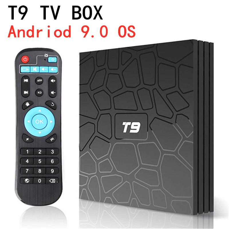 T9 rk3318 Smart TV Box Android 9.0 4G 64G Media player 4K Google Voice Assistant WiFi Support IPTV Media Player T9 rk3318 Smart TV Box Android 9.0 4G 64G Media player 4K Google Voice Assistant WiFi Support IPTV Media Player