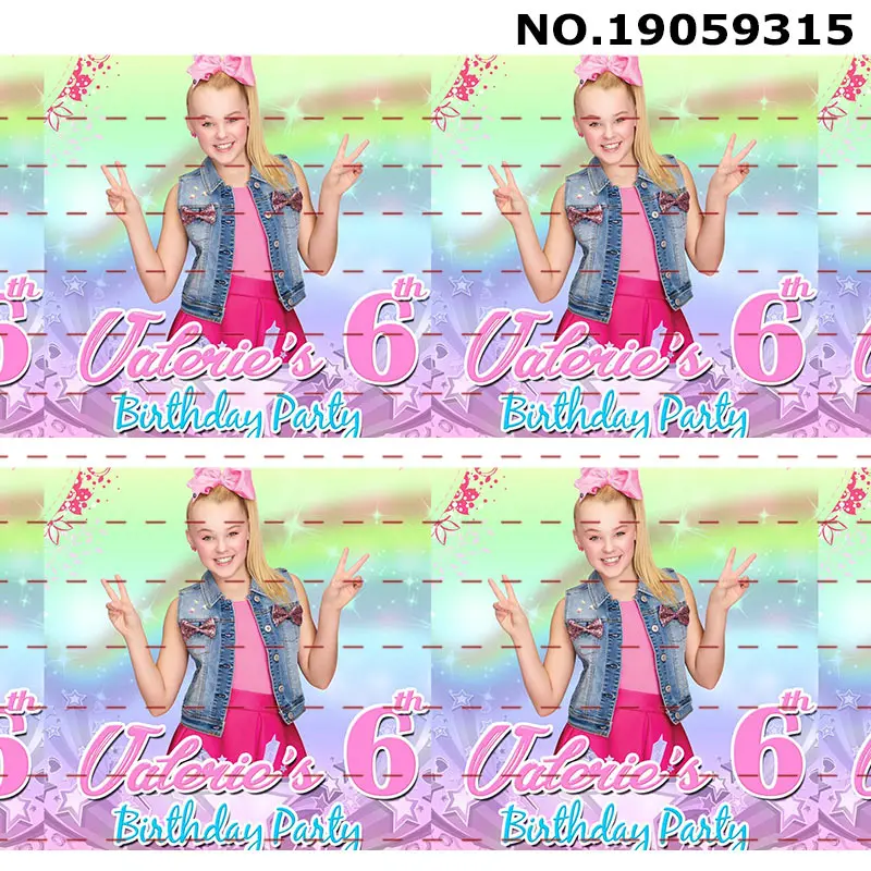 10 ярдов-разные размеры-фантастические Jojo Siwa лук стиль напечатанный Grosgrain ленты ручной работы материалы - Цвет: 19059315