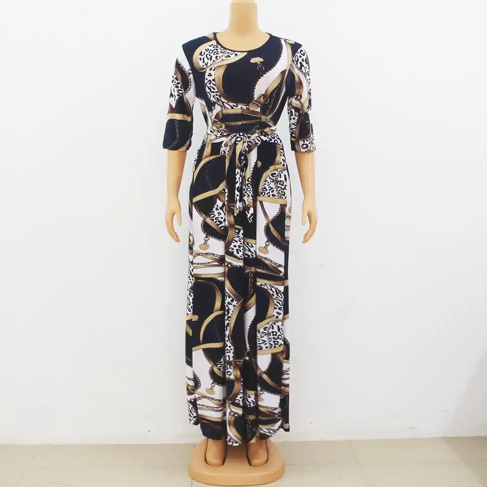 half leopard half black dress