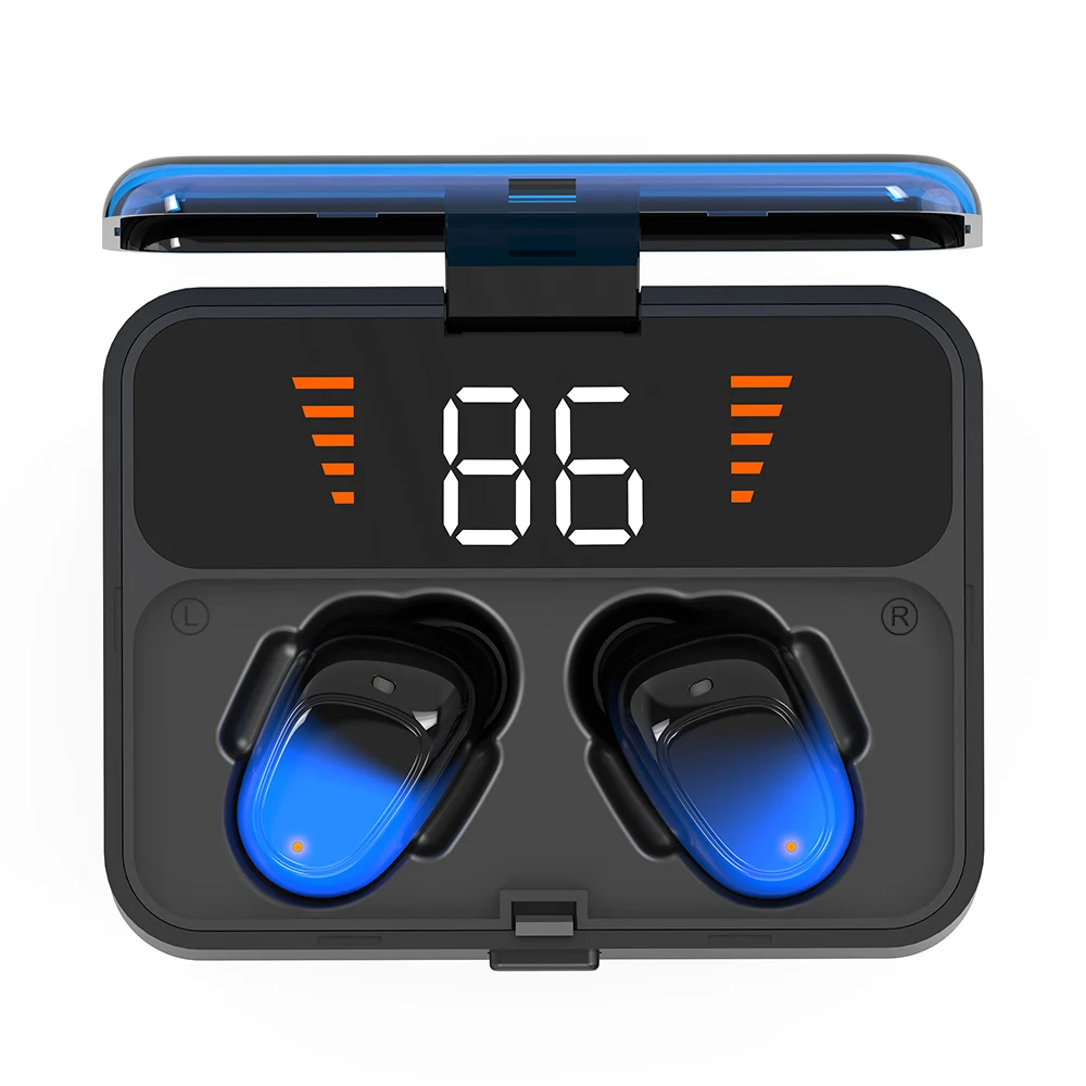 Bluetooth наушники TWS наушники с сенсорным управлением настоящие беспроводные наушники водонепроницаемые спортивные наушники с микрофоном зарядная коробка