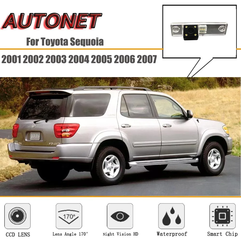 Камера заднего вида AUTONET HD с ночным видением камера для Toyota Sequoia 2001 2002 2003 2004 2005 2006