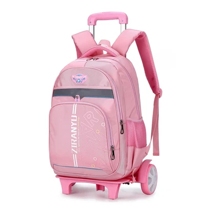 Высококачественная школьная сумка для студентов рюкзак на колесиках Детская сумка на колесиках для школы рюкзак с колесами сумка для мальчика на колесиках рюкзак