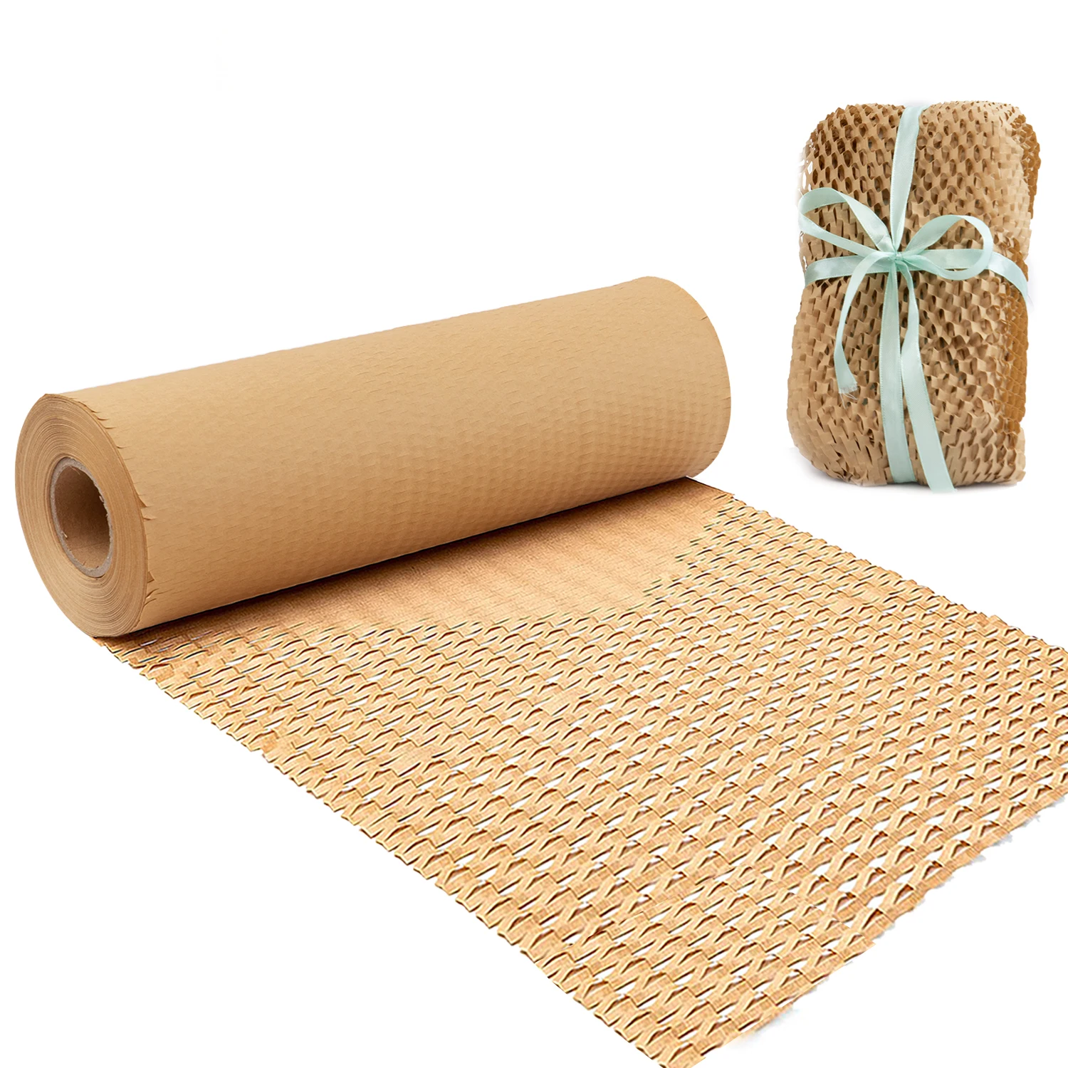 Nest Wrapping Paper Kraft Eco-Friendly Wrapping Paper 30cm*30m Roll Brown  Wrapping Paper for Fragile Wrapping 50pcs