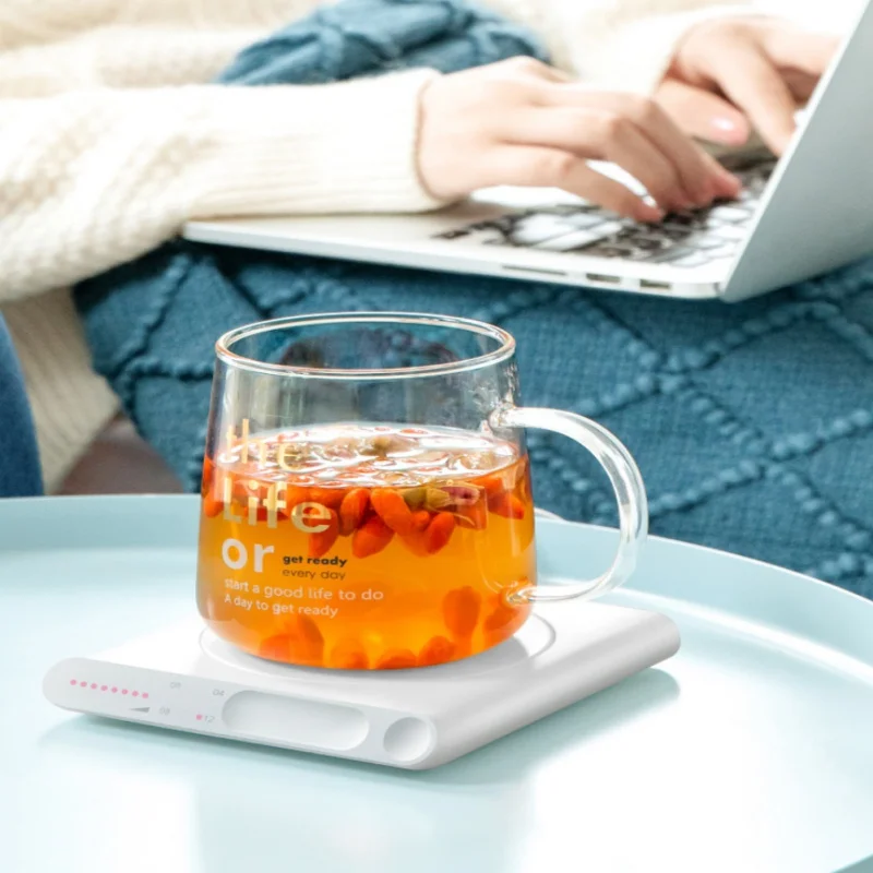 Coffee Cup Warmer for Desk Mug Warmer with Auto Shut Off 3-Level Adjustment (9)