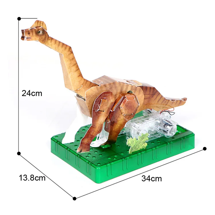Детская образовательная Физика для раннего возраста 3D Животные бумага с динозаврами складной экспериментальная популяризация научная игрушка 3D Pu
