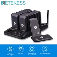 Retekess TD157 Restaurant Pager Buzzer Wireless Call 16 Coaster Receiver For Coffee Food Court Church Nurse Clinic Queue System 1