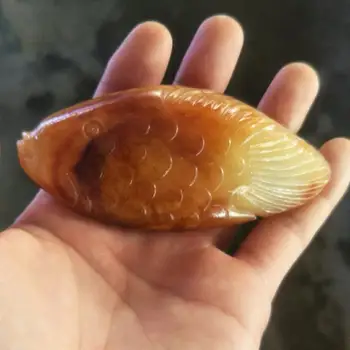 

Natural Hetian Jade Stone Fish Jade Pendant Jewelry Lucky Exorcise evil spirits Peace Auspiciou Amulet Fine Jewelry Jade Pendant